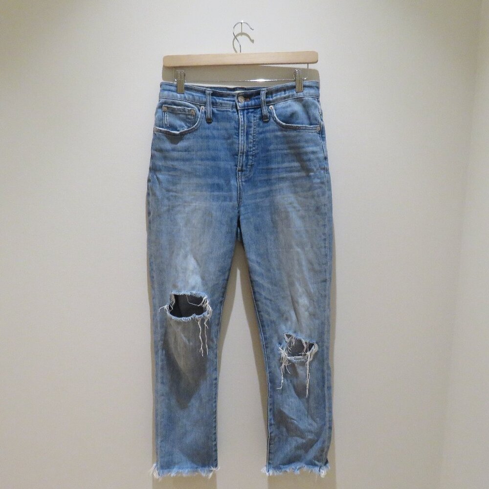 MADEWELL The Perfect Vintage Jean in Parnell Wash Blue Comfort Stretch Edition - Picture 2 of 13